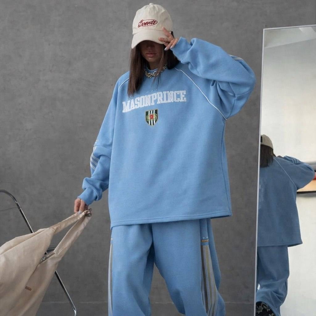 свитшот женская,женские костюмы оверсайз,спортивные костюмы оверсайз,свитшот,костюм розово