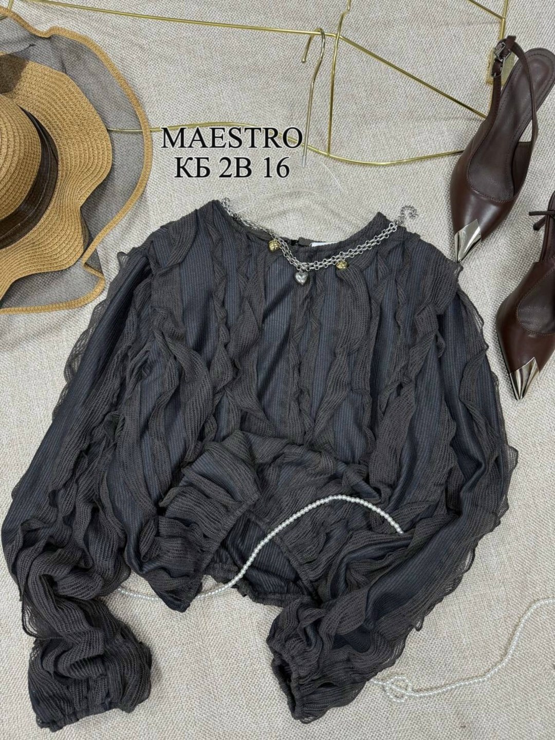 блузка легкая,блузка нарядная с воланами и рюшами come alone 304052378,eola 2936 шоколад блуза,женская шифоновая блузка,женские блузки и рубашки