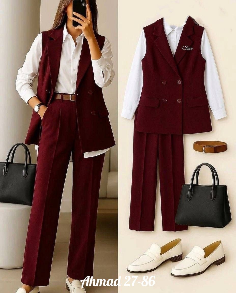 брючный костюм,бордовый жилет костюмный женский,женский костюм с жилетом и брюками,женский брючный костюм,деловой костюм женский брючный