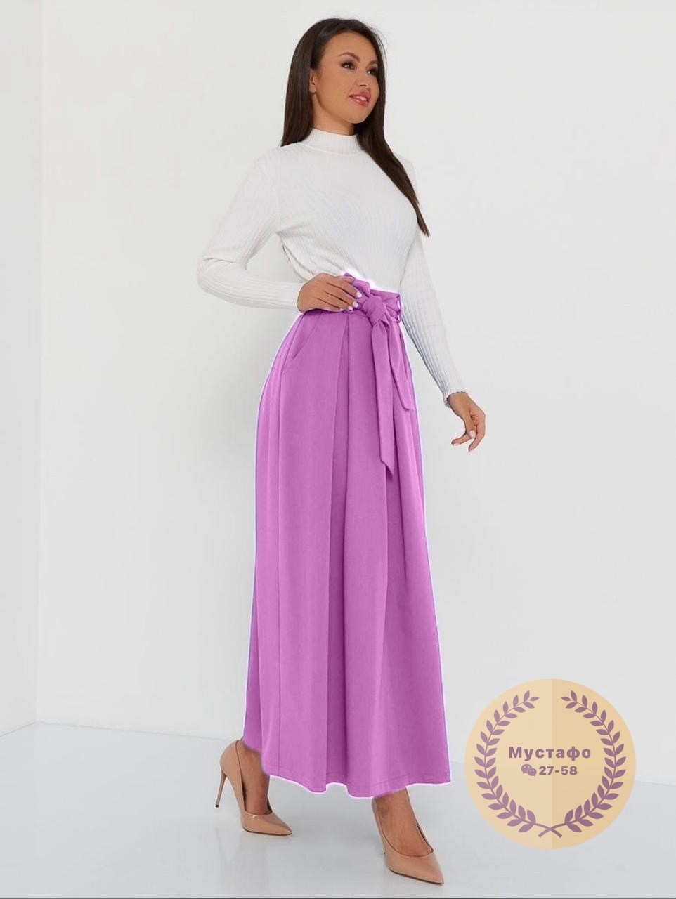 юбка длинная,юбка женская,юбка длинная макси с поясом asteri modas,фасоны юбки,брюки юбка женские