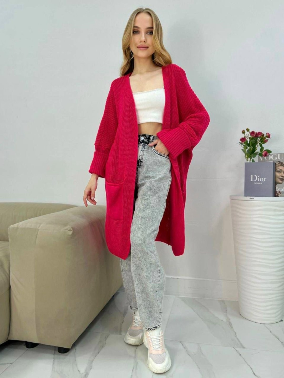 кардиган длинный оверсайз вязаный,кардиган женский,кардиган оверсайз,вязаный женский кардиган,модный вязаный кардиган