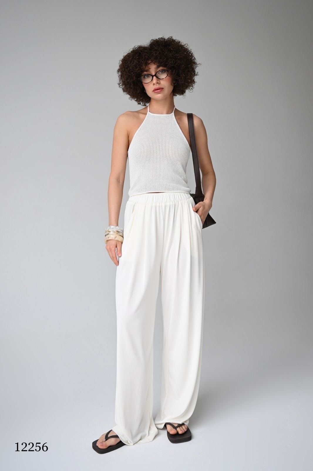 брюки белые,трикотажные брюки,брюки модные,широкие брюки,летние брюки