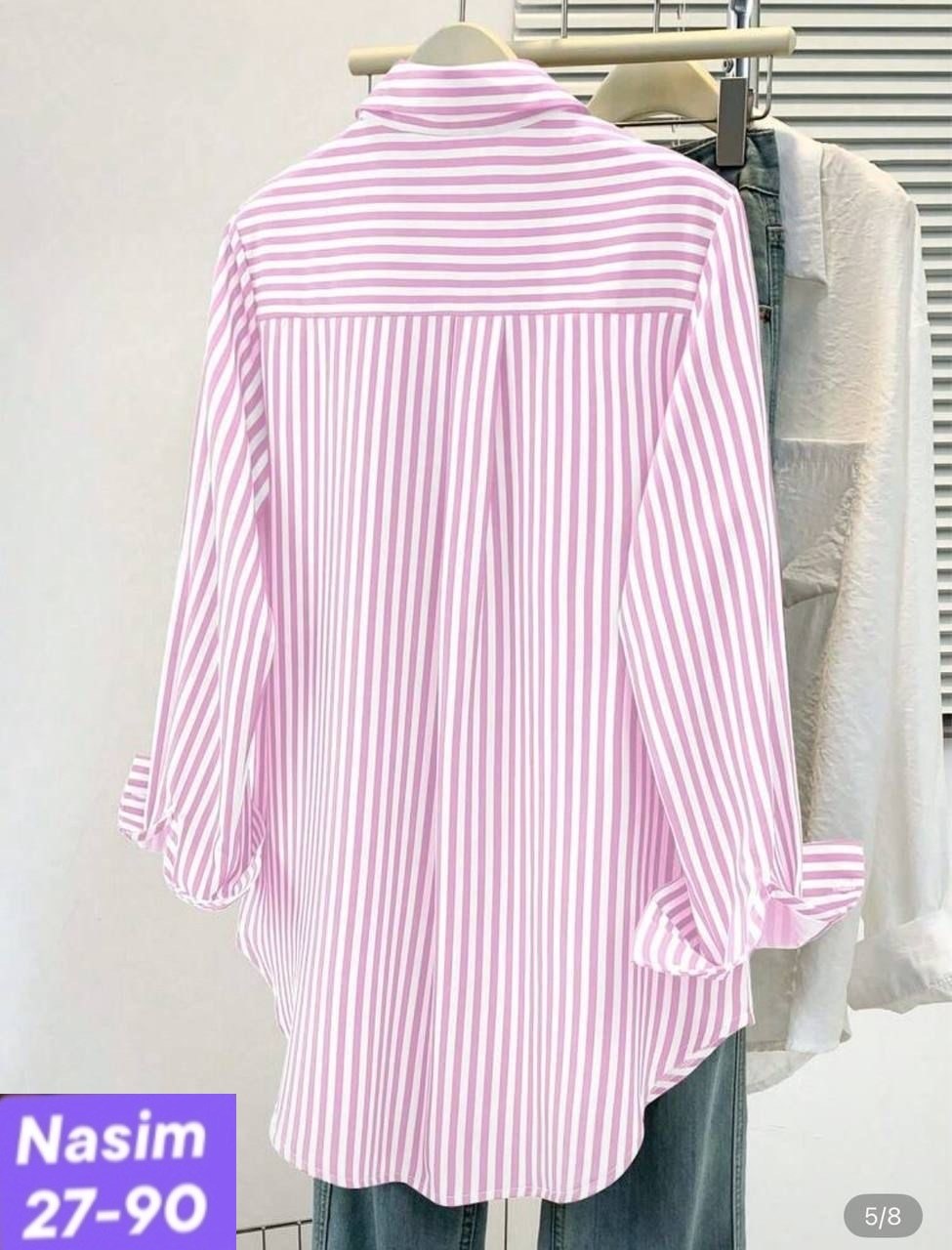 женская рубашка,хлопковая рубашка в полоску оверсайз cosmo brand,хлопковая рубашка в полоску оверсайз,женская рубашка в полоску,рубашка в полоску