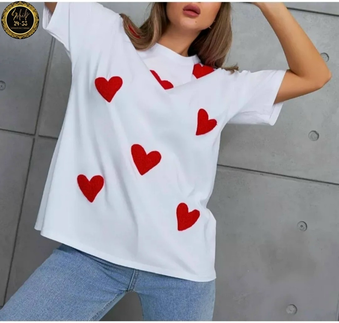 футболка оверсайз с сердцами,футболки оверсайз с принтами,футболки для женщин,футболка оверсайз с,женская футболка оверсайз