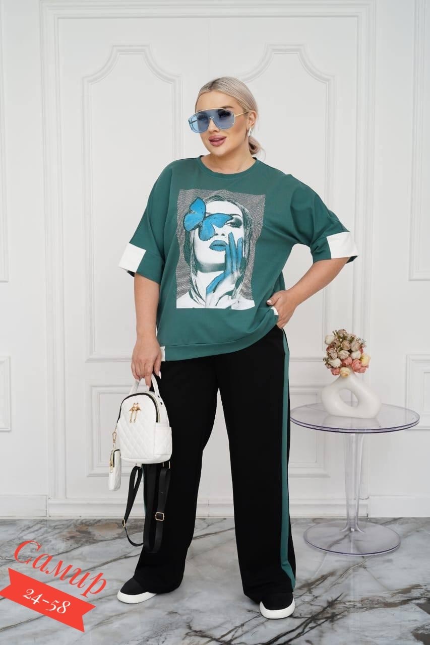 костюм спортивный брючный goddess 355492491,женские костюмы больших размеров,костюм двойка женская,костюм женский,женский брючный костюм