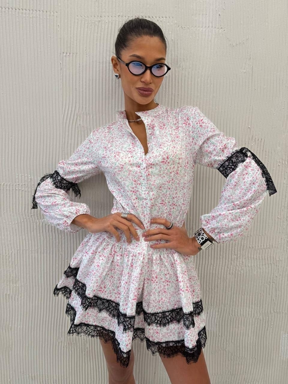 платье с оборками,модное платье,платье с рюшами,платье,кружевное платье