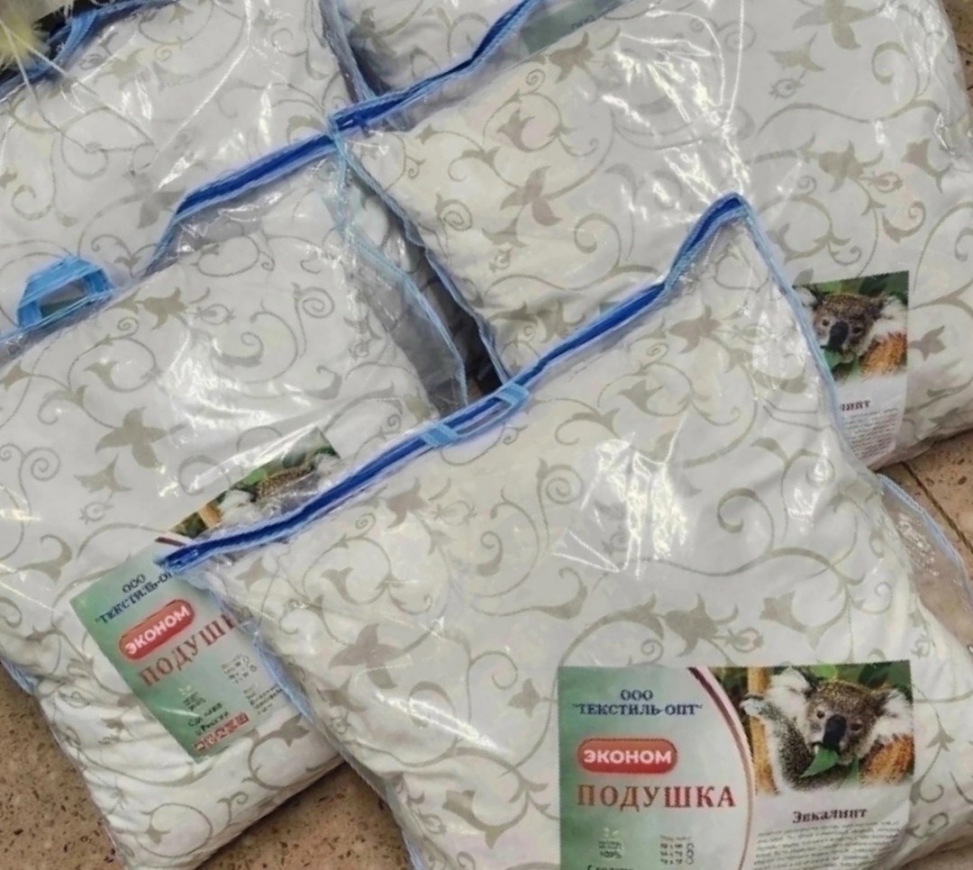 подушка эконом,подушки ,подушка лебяжий пух 70,подушка лебяжий пух,подушка ортопедическая 50*70 см, иск. лебяжий пух адель