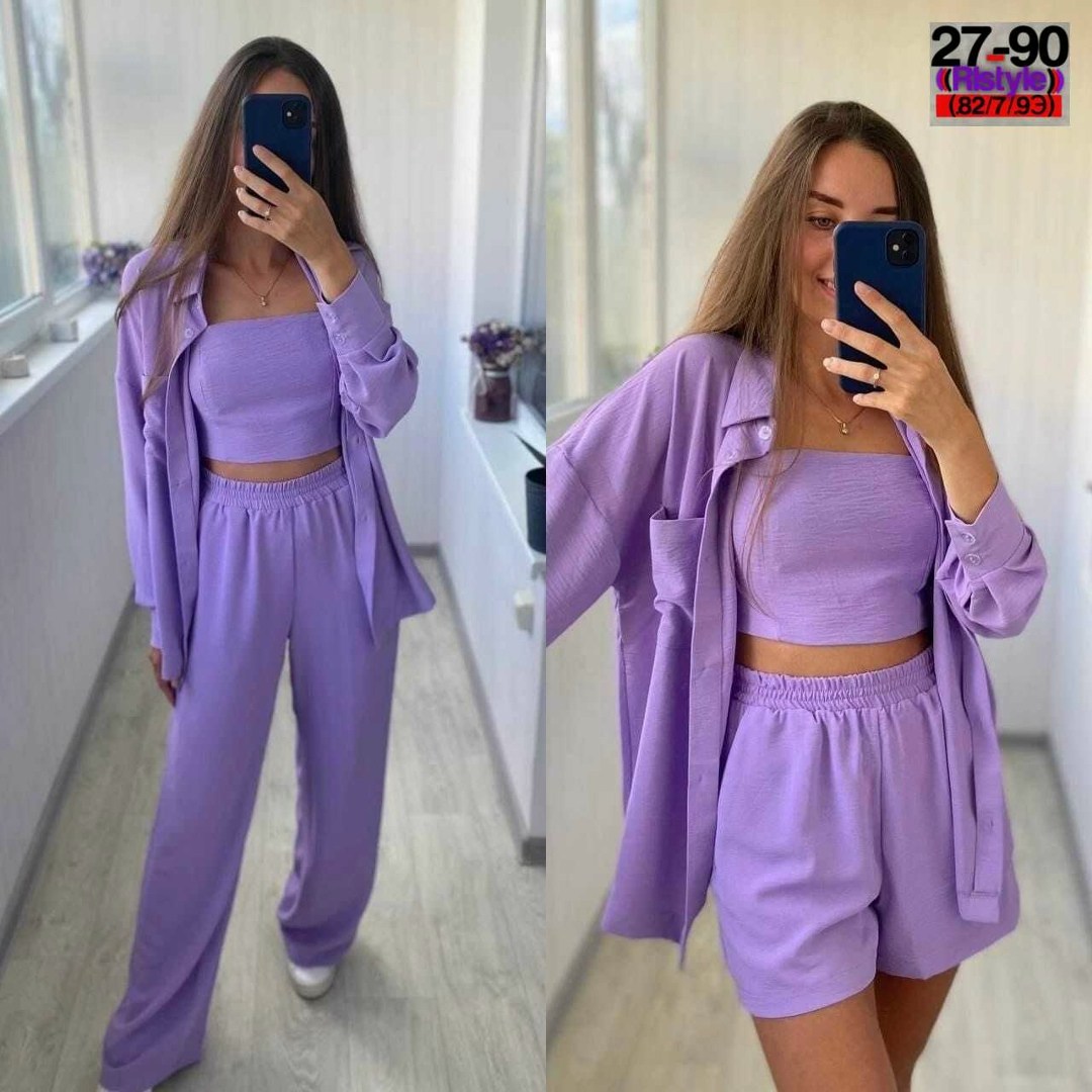 костюм женский тройка,женские костюмы,костюм голубой,женский костюм летний,повседневный костюм