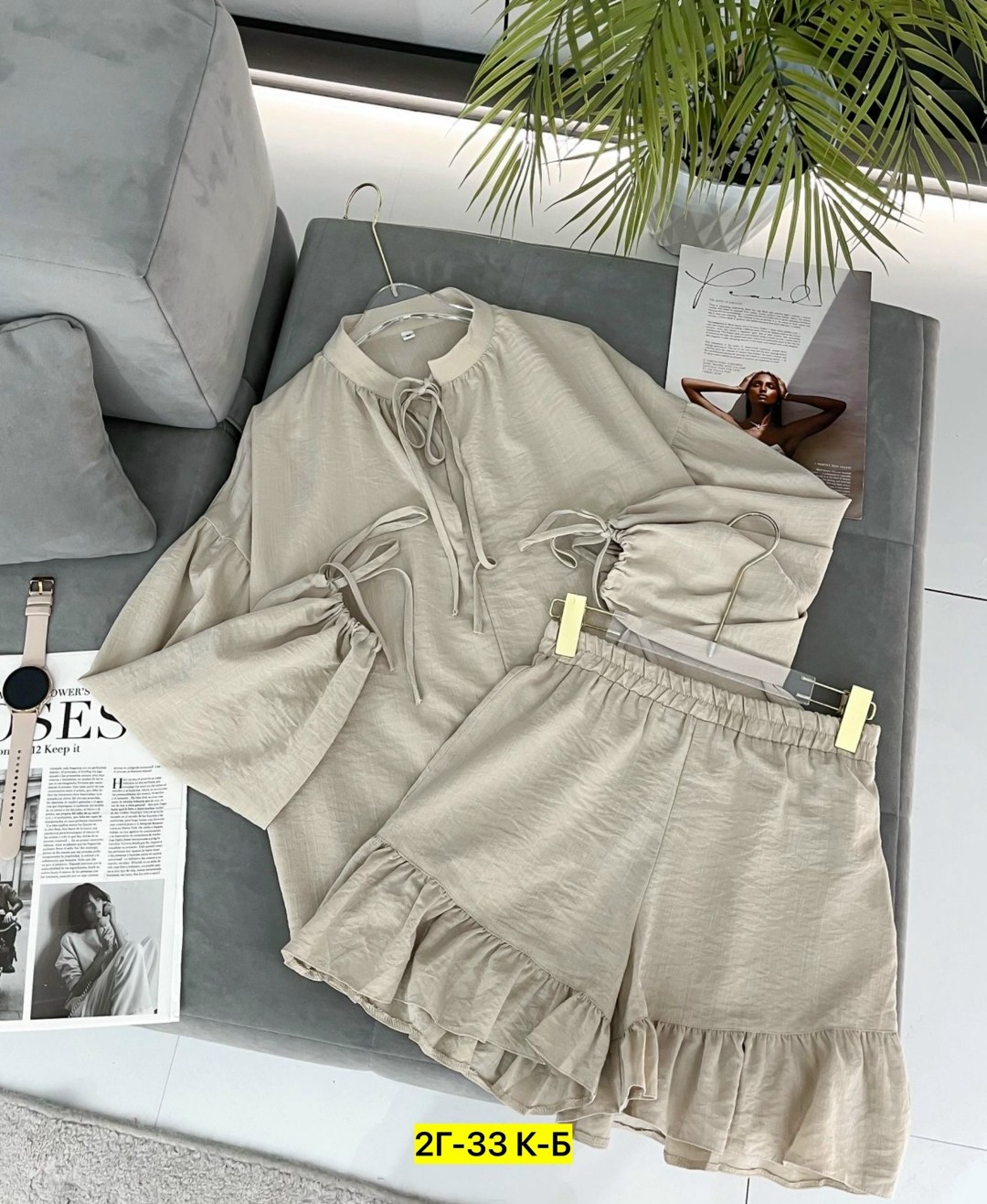 костюм женский,костюм льняной,летний женский костюм,,костюм с шортам