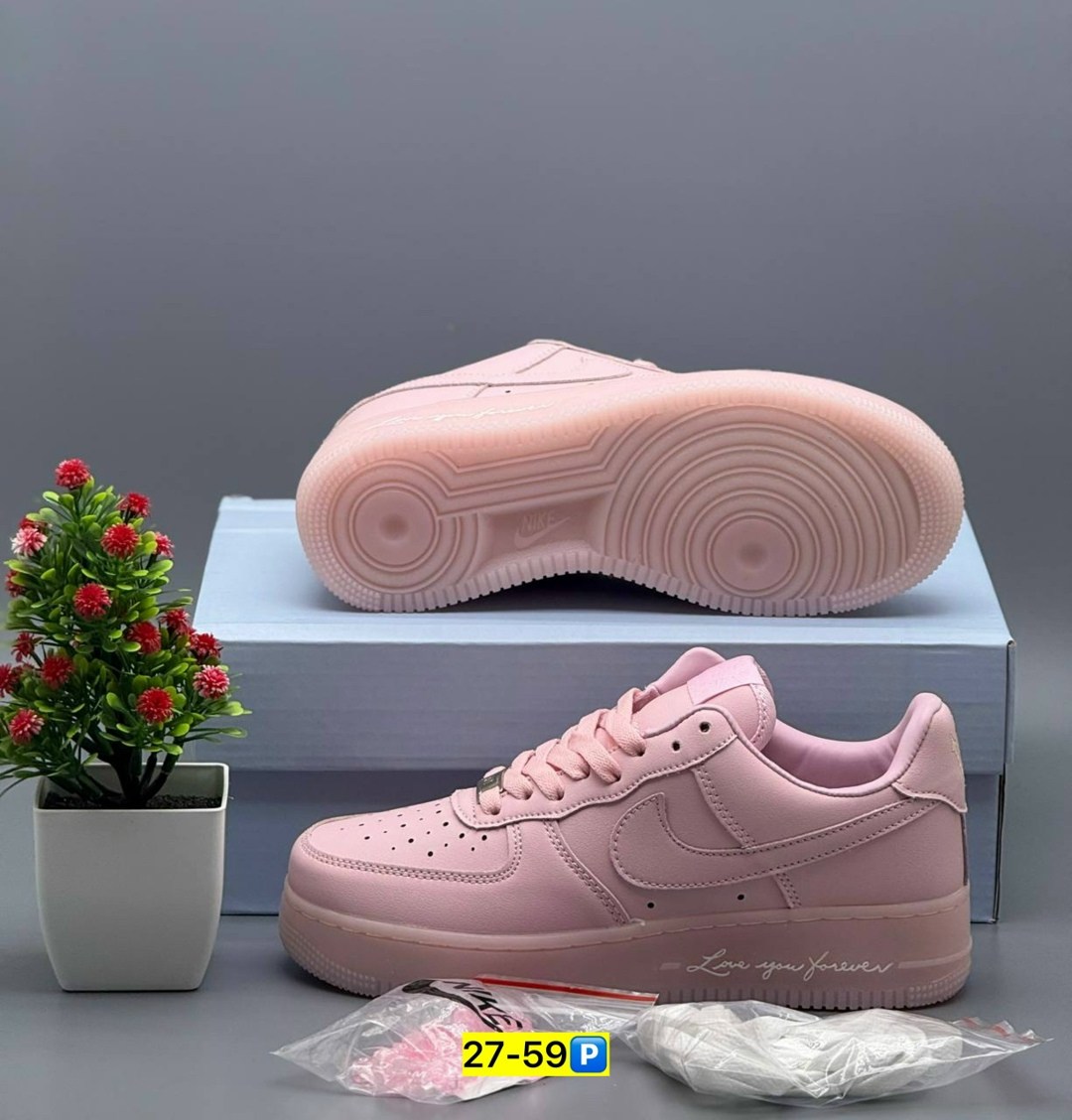 найки розовые,nike air force 1 low pink foam,кроссовки найк розовые,розовые форсы,кроссовки женские nike air force