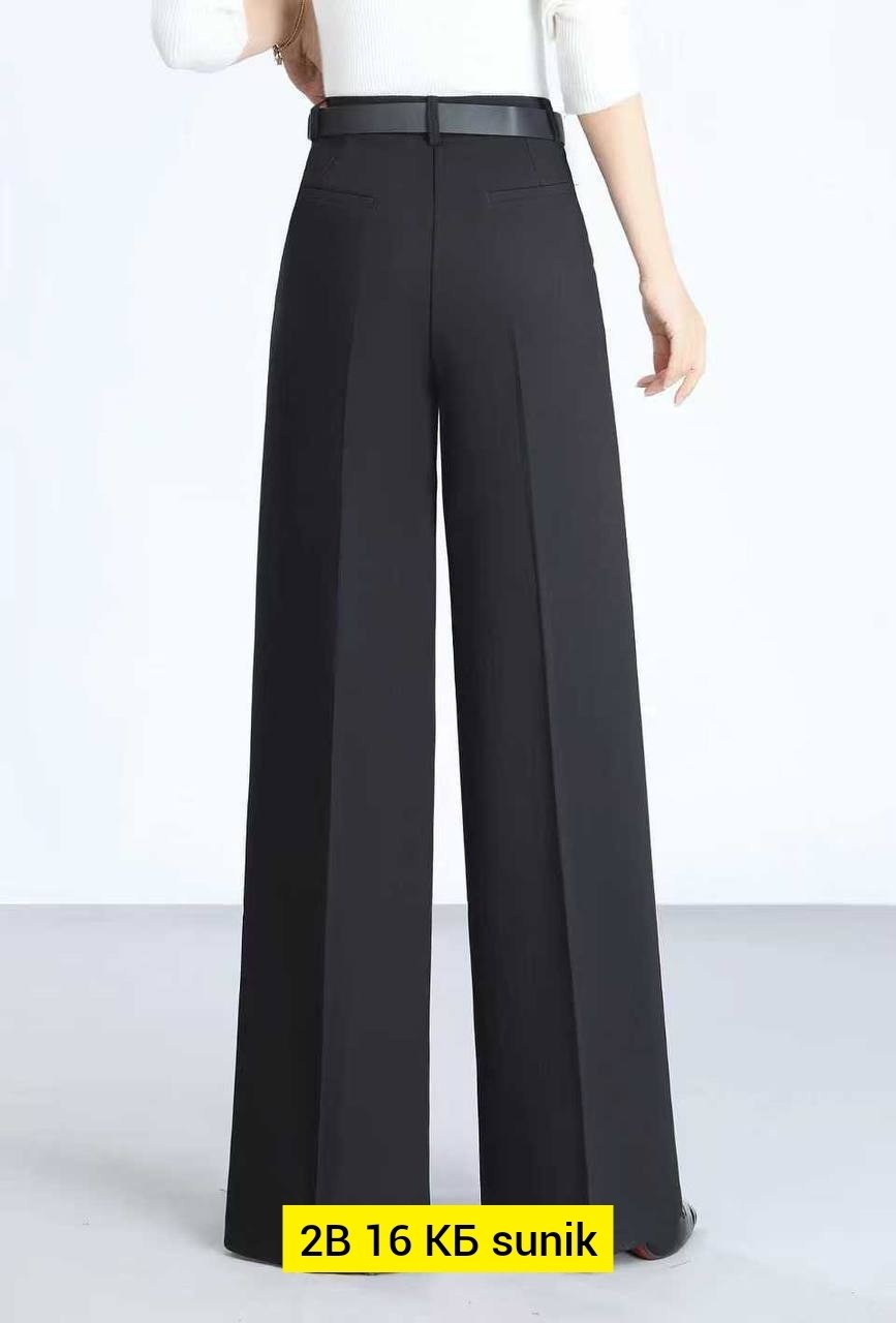 брюки палаццо черные с высокой талией деловые,широкие женские брюки,широкие женские брюки с высокой талией,брюки женские с широкими штанинами,широкие брюки для женщин