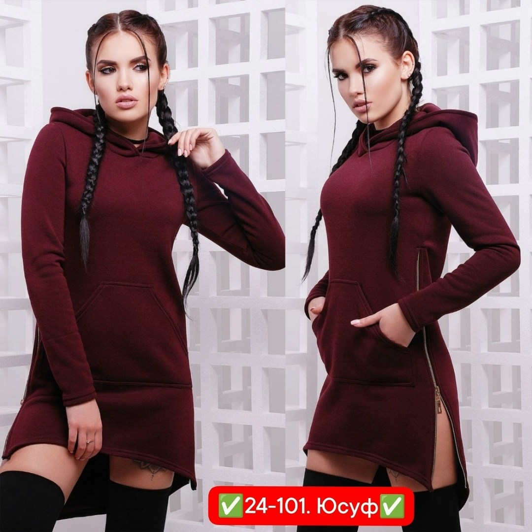 платье толстовка женское,модные трикотажные платья,платье теплое,женское теплое спортивное платье,платье туника женская