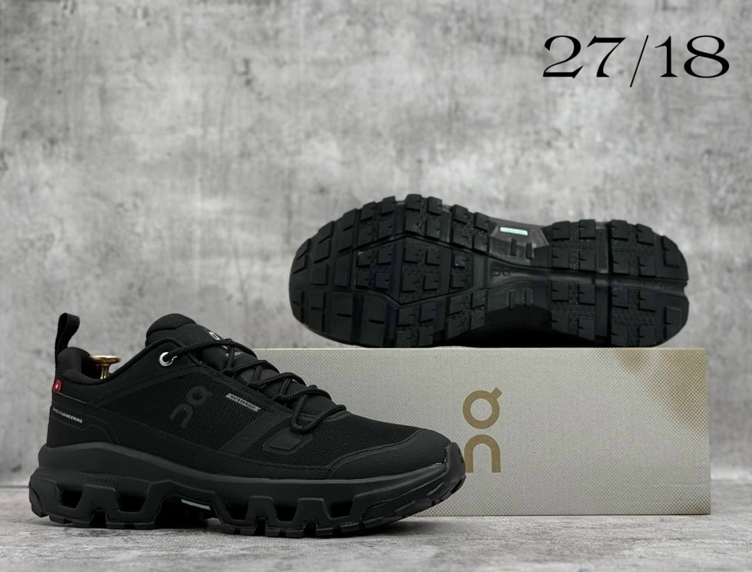 кроссовки,мужские кроссовки,черные водонепроницаемые кроссовки cloudwander on,черные кроссовки,повседневные кроссовки