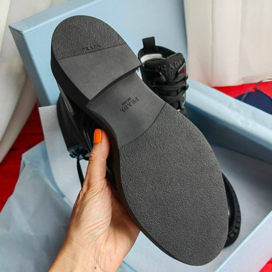 прада ботинки,,ботинки prada,кожаные ботинки prada, прада