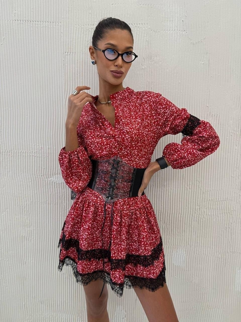 платье с оборками,модное платье,платье с рюшами,платье,кружевное платье