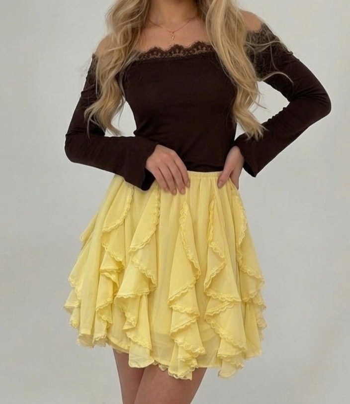 юбка с оборками,юбка женская белая,юбка белая,юбка,модная юбка