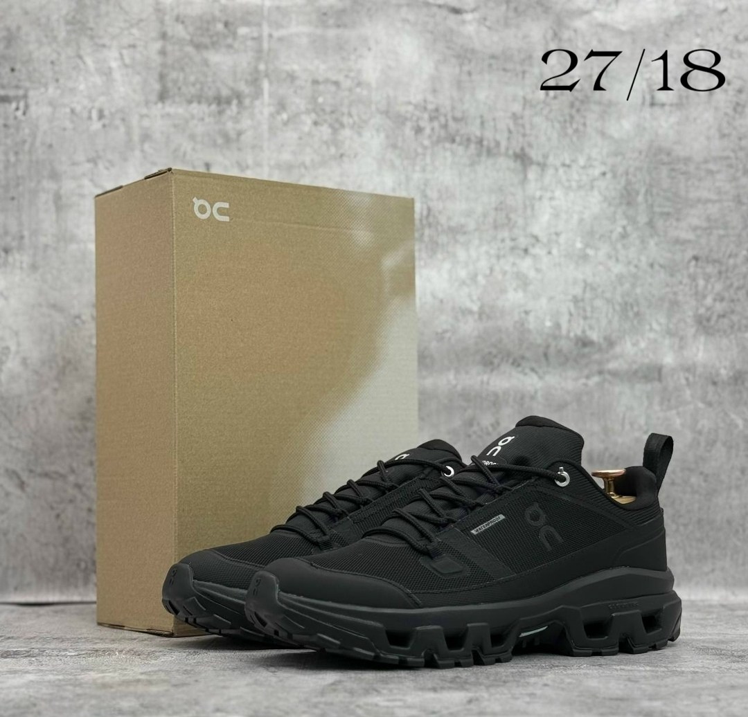 кроссовки,мужские кроссовки,черные водонепроницаемые кроссовки cloudwander on,черные кроссовки,повседневные кроссовки