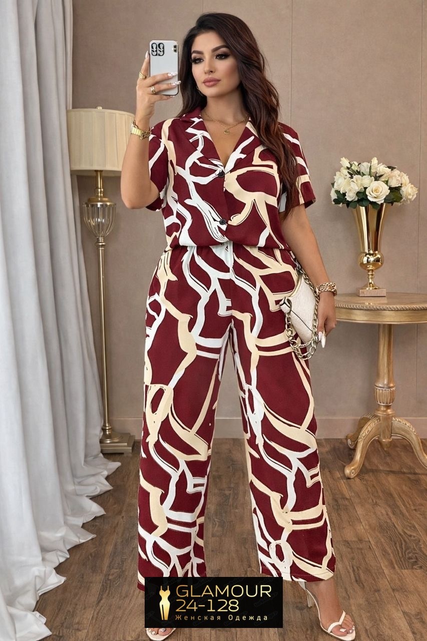 костюм женский,брючные костюмы женские,стильные костюмы,женский брючный костюм с принтом,костюм с брюками