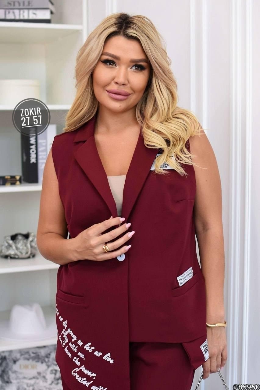 костюм для женщин,костюм женский,жилетка женская,жилет женский,костюм брючный белый