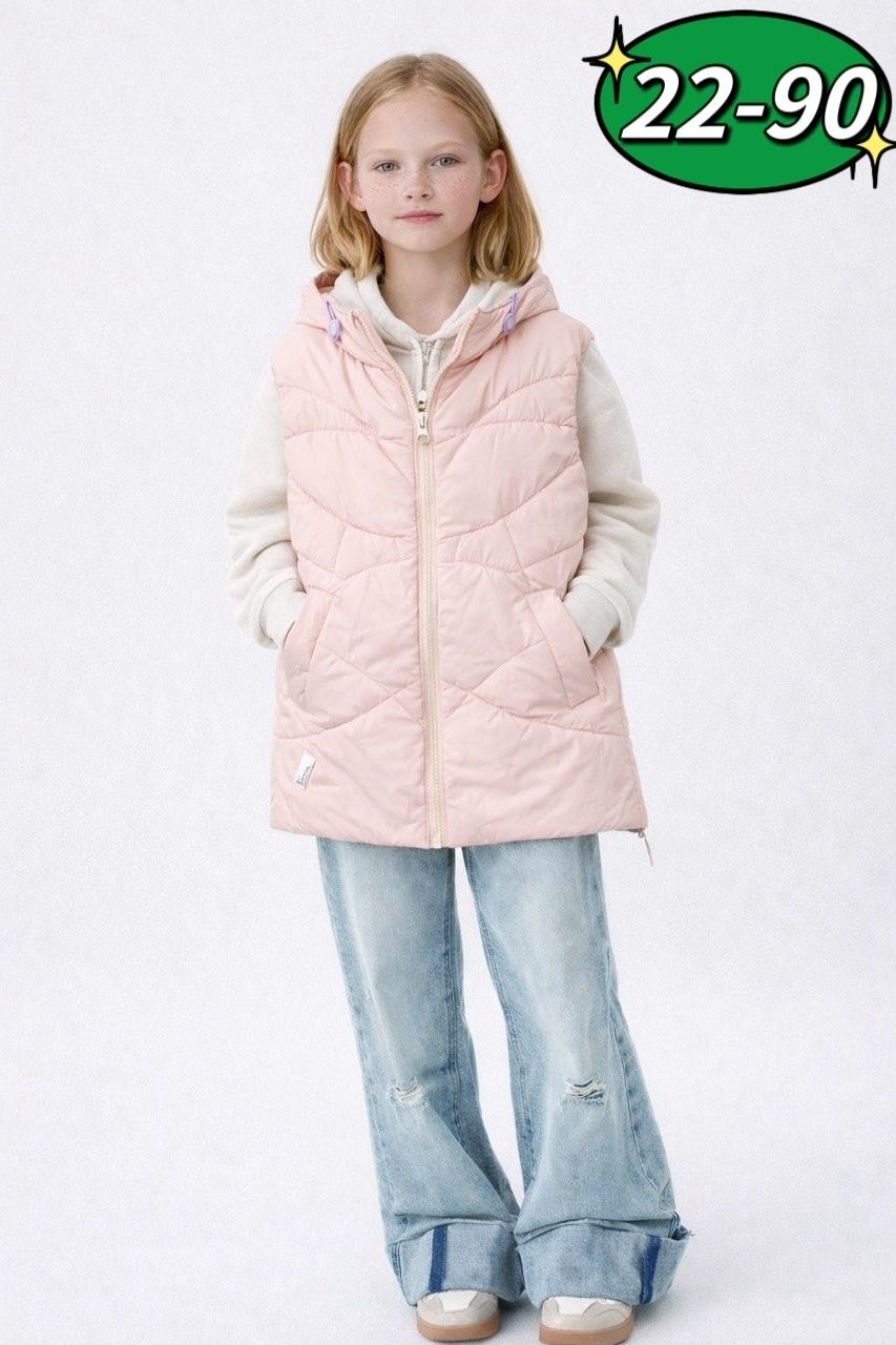 жилет детский,жилет для девочек,жилетка детская,жилетка для девочек,утепленный жилет для девочки