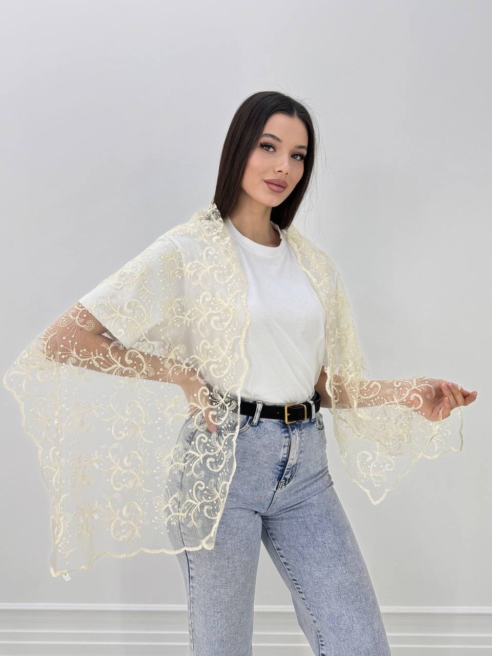 платок шарф накидка церковный,шарф накидка,накидка на плечи,накидка женская,накидка