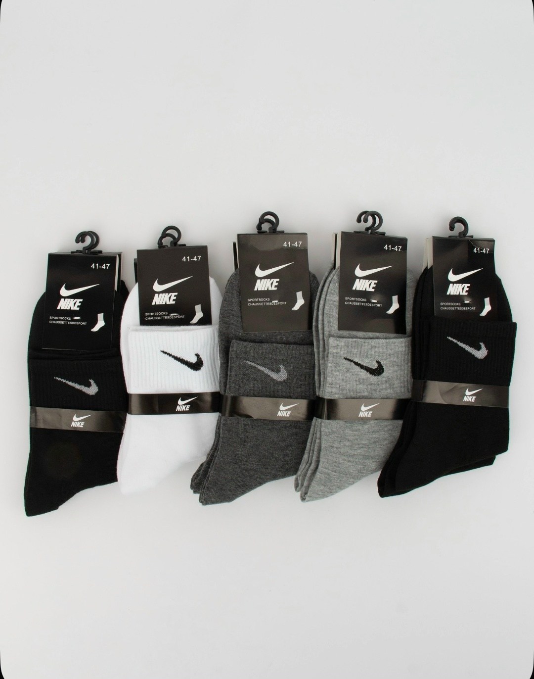 мужские носки nike 41-47 набор 10 пар,носки средние хлопковые набор 5 пар nike,комплект мужские носков,носки мужские,носки мужские набор