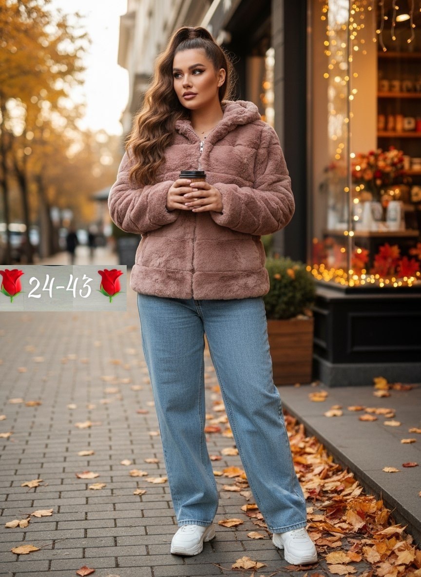 шуба искусственная под норку,искусственная шуба,шуба полушубок большие размеры coolook,шуба полушубок большие размеры coolook цвет черный,полушубок