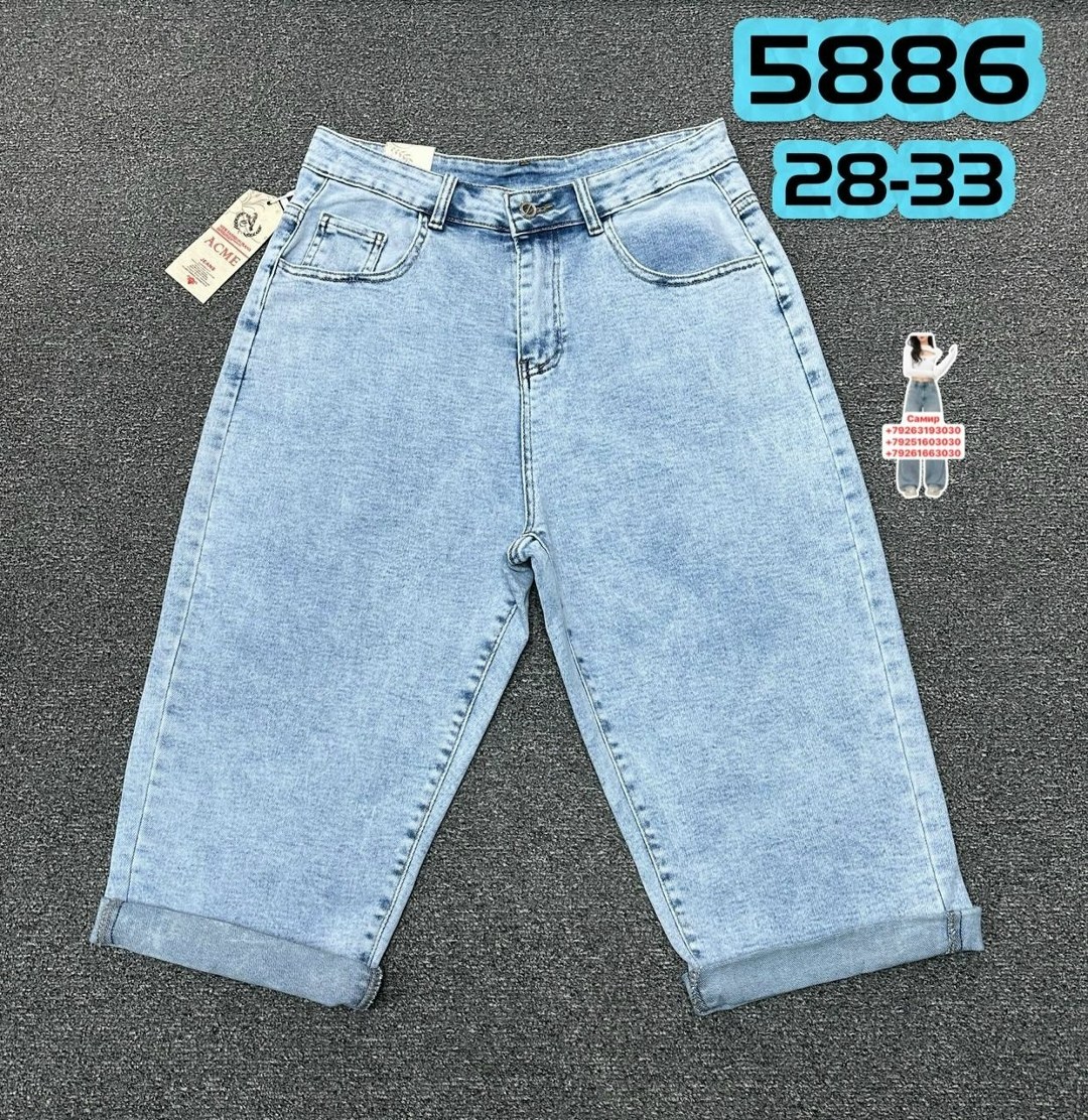 джинсовые бриджи на резинке,женские джинсовые бриджи на резинке,бриджи джинсовые женские,бриджи джинсовые,женские бриджи