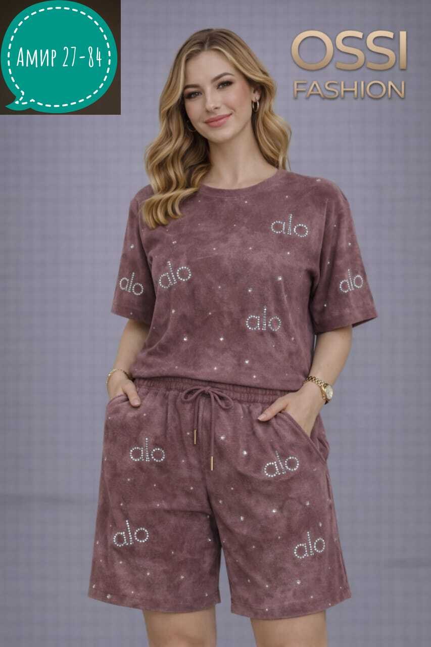велюровый комплект,костюм женский,костюм с шортам,костюм домашний женский,пижама комплект