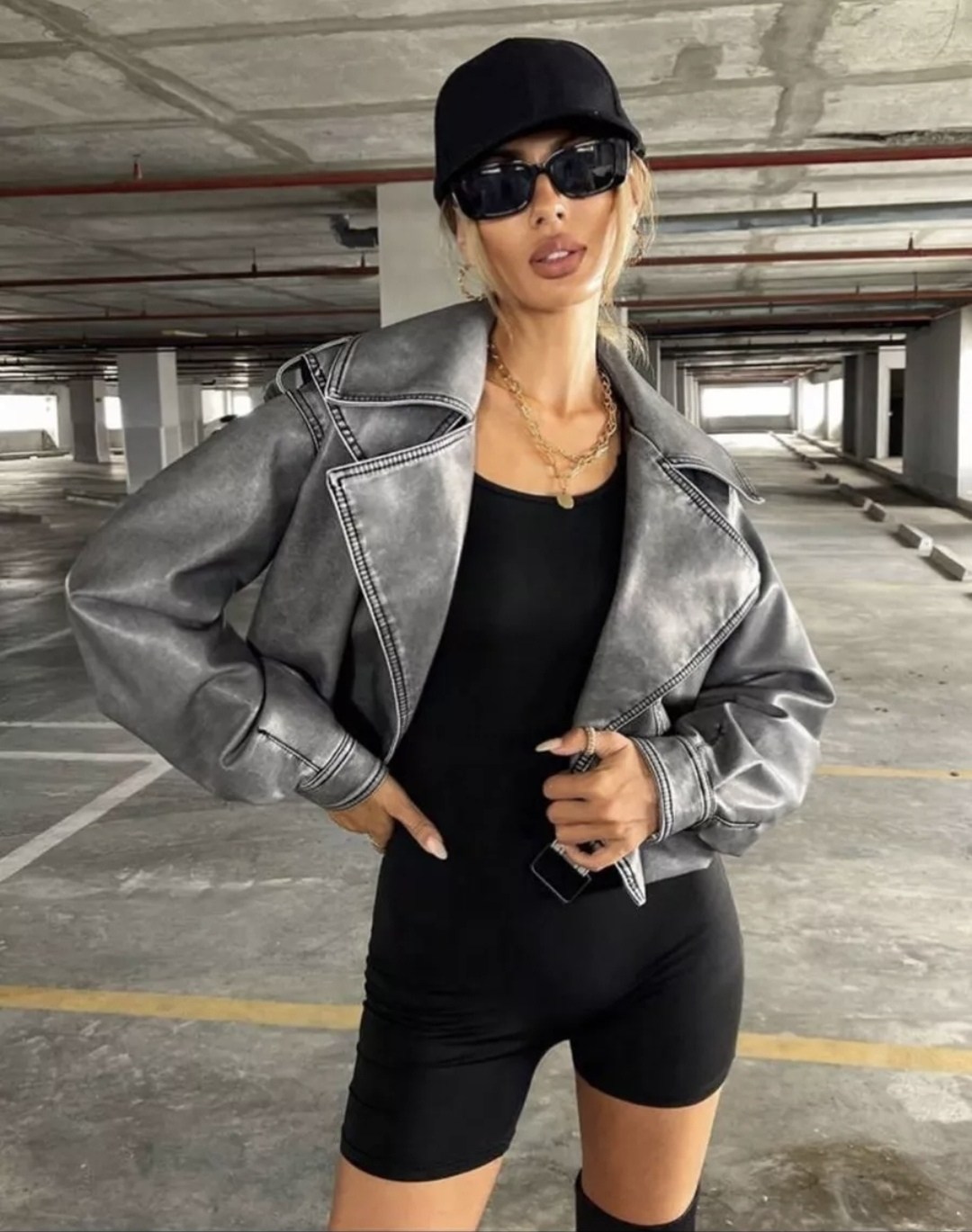 куртка косуха женская,косуха куртка,косуха оверсайз кожаная куртка серая винтажная aftfbasic,косуха женская куртка кожаная oversize,косуха кожаная куртка