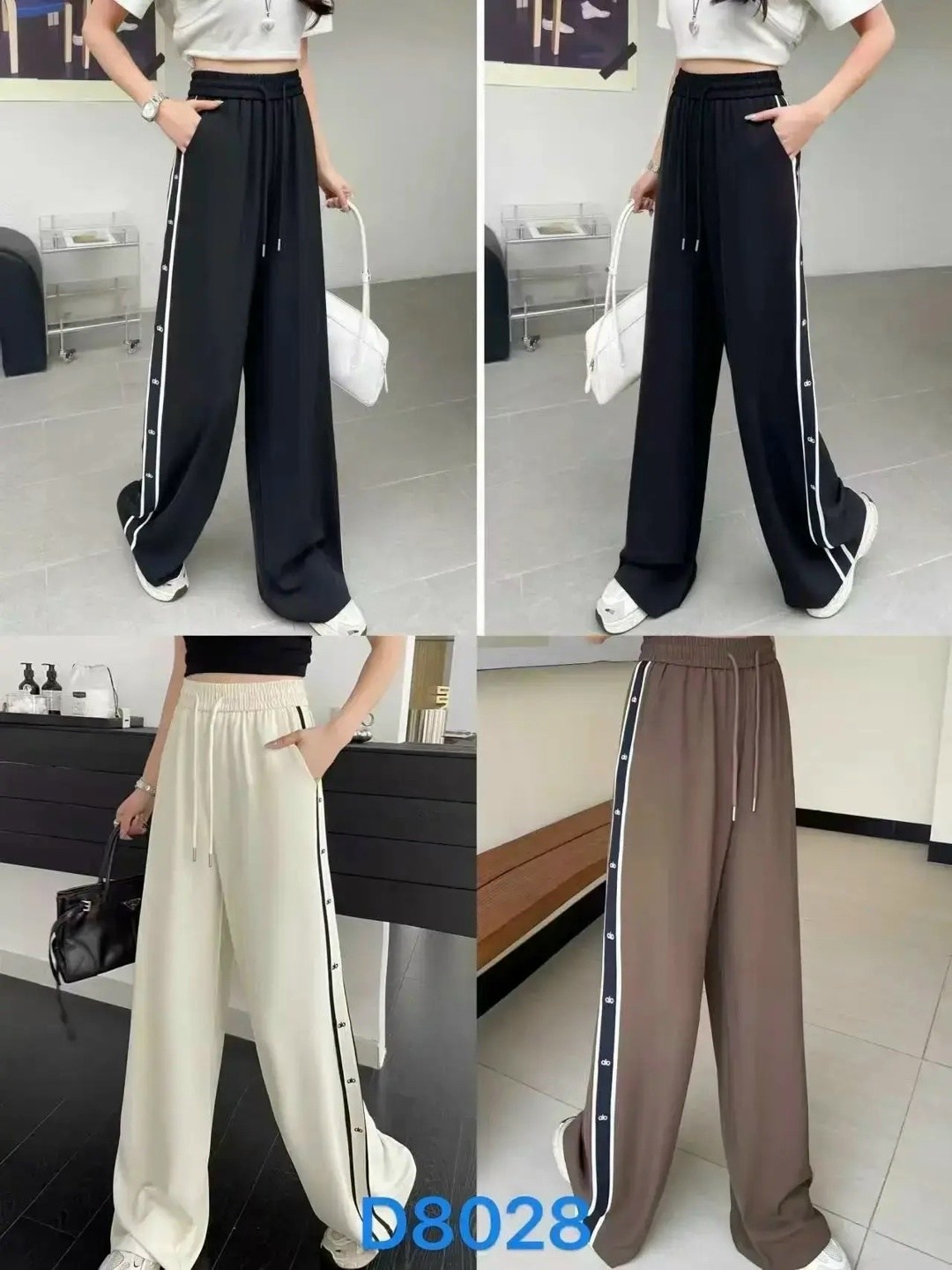 женские широкие брюки с полосками по бокам,спортивные женские брюки с полосками по бокам,женские летние контрастные широкие спортивные штаны,спортивные широкие брюки,женские летние контрастные широкие