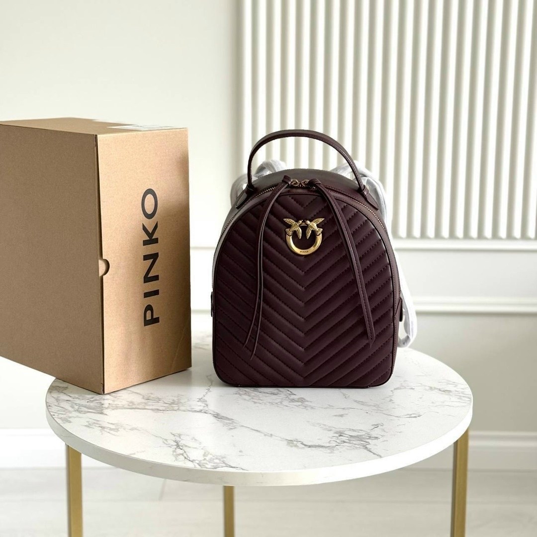 рюкзак женский pinko,рюкзак pinko,рюкзак pinko черный,женский рюкзак,кожаные рюкзаки