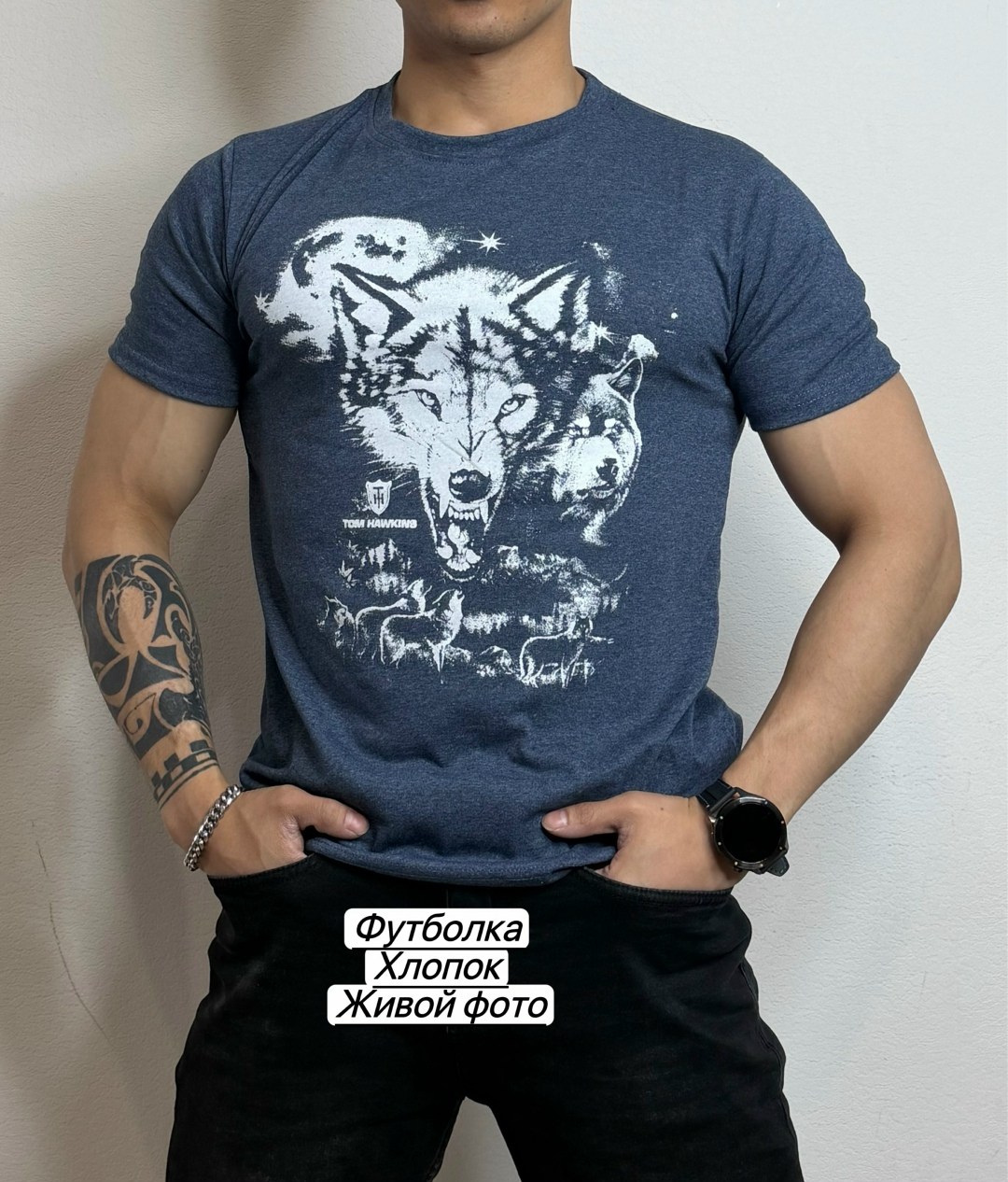 мужская футболка,футболка волк,футболка,футболка с принтом мужская футболка,футболки и майки