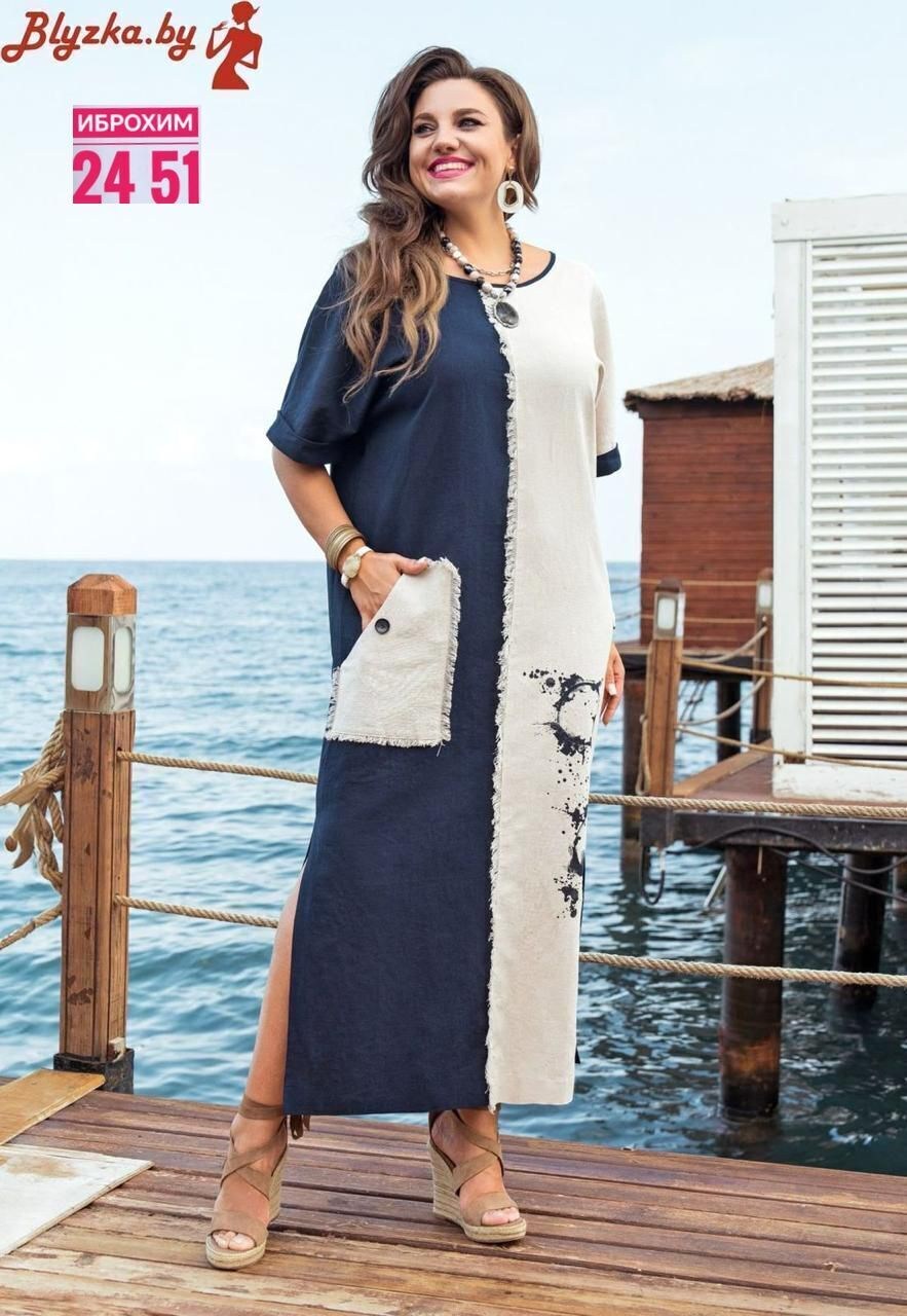 льняные платья,одежда для женщин,платья для полных,комбинированное платье,платья женская