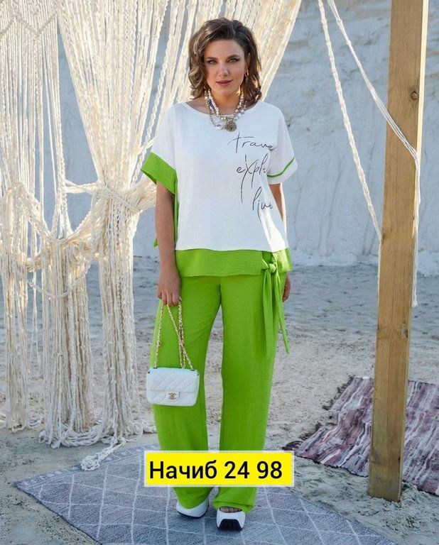 летние костюмы женские,костюм vittoria queen 24783 двойка бирюзовый,летний брючный костюм женский 2025,летний брючный костюм,брючный комплект