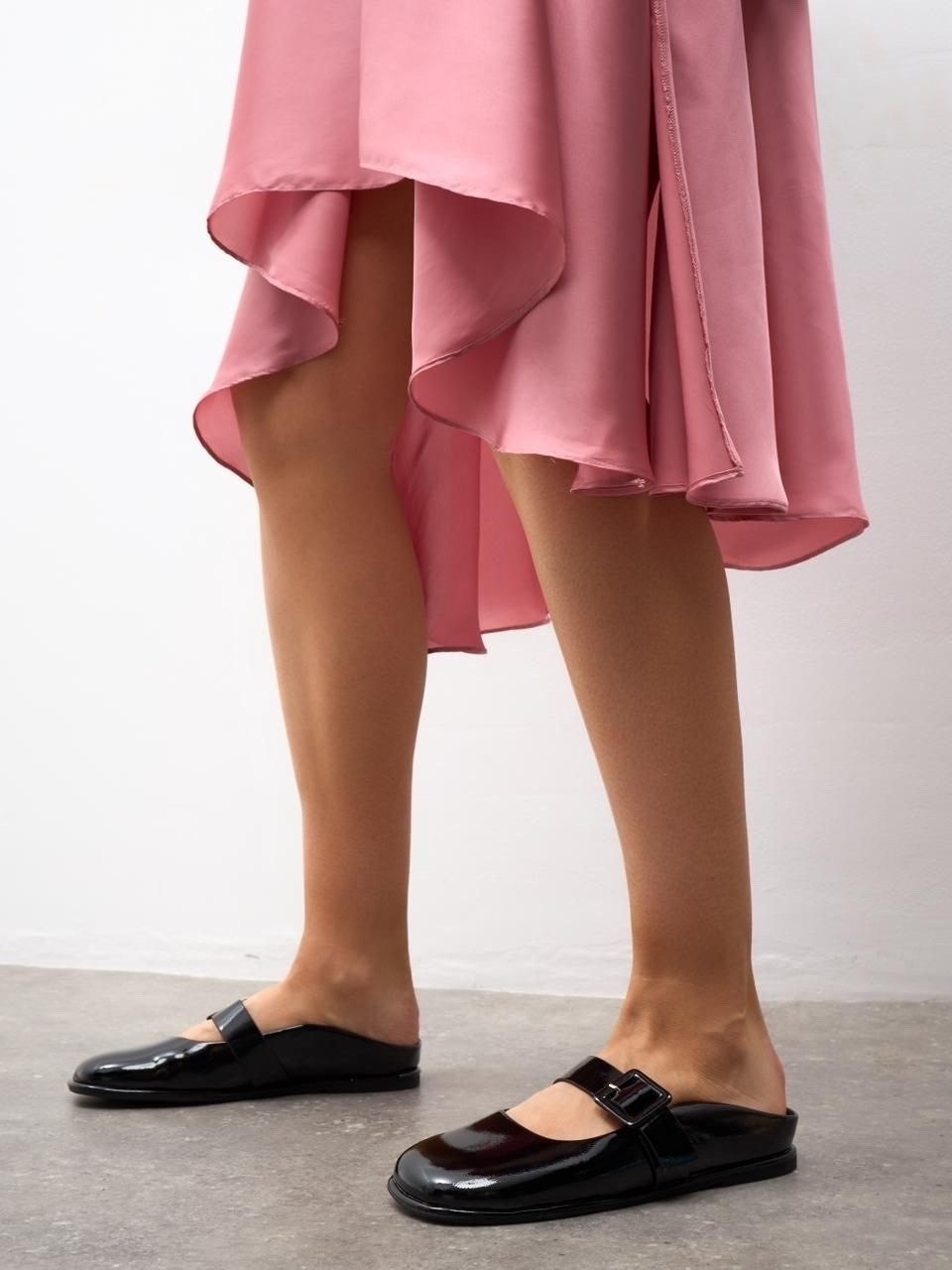 туфли лаковые на невысоком каблуке мери джейн с ремешком el monti,,туфли мэри джейн 2026,женская ,бордовые туфли