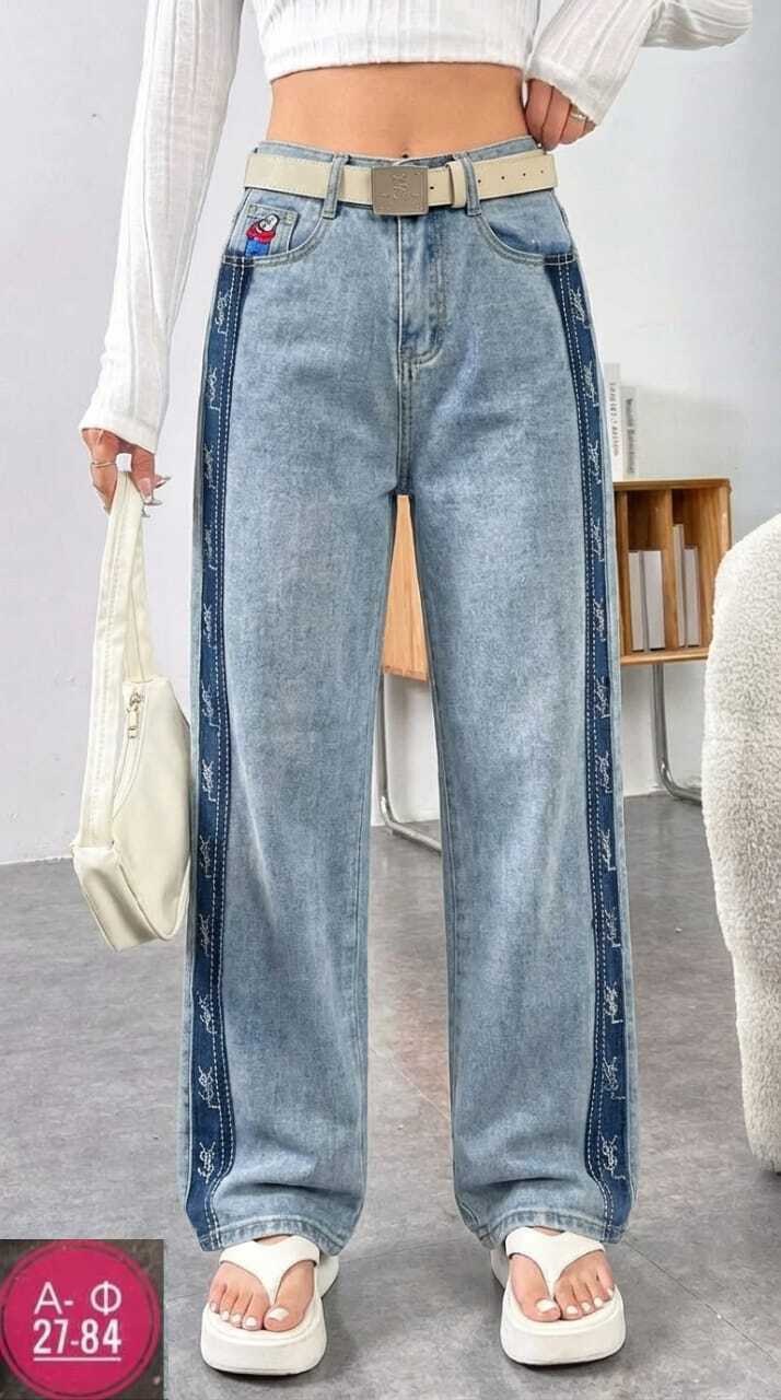 джинсы женские,джинсы женские широкие,джинсы с лампасами,прямые джинсы женские,модные джинсы