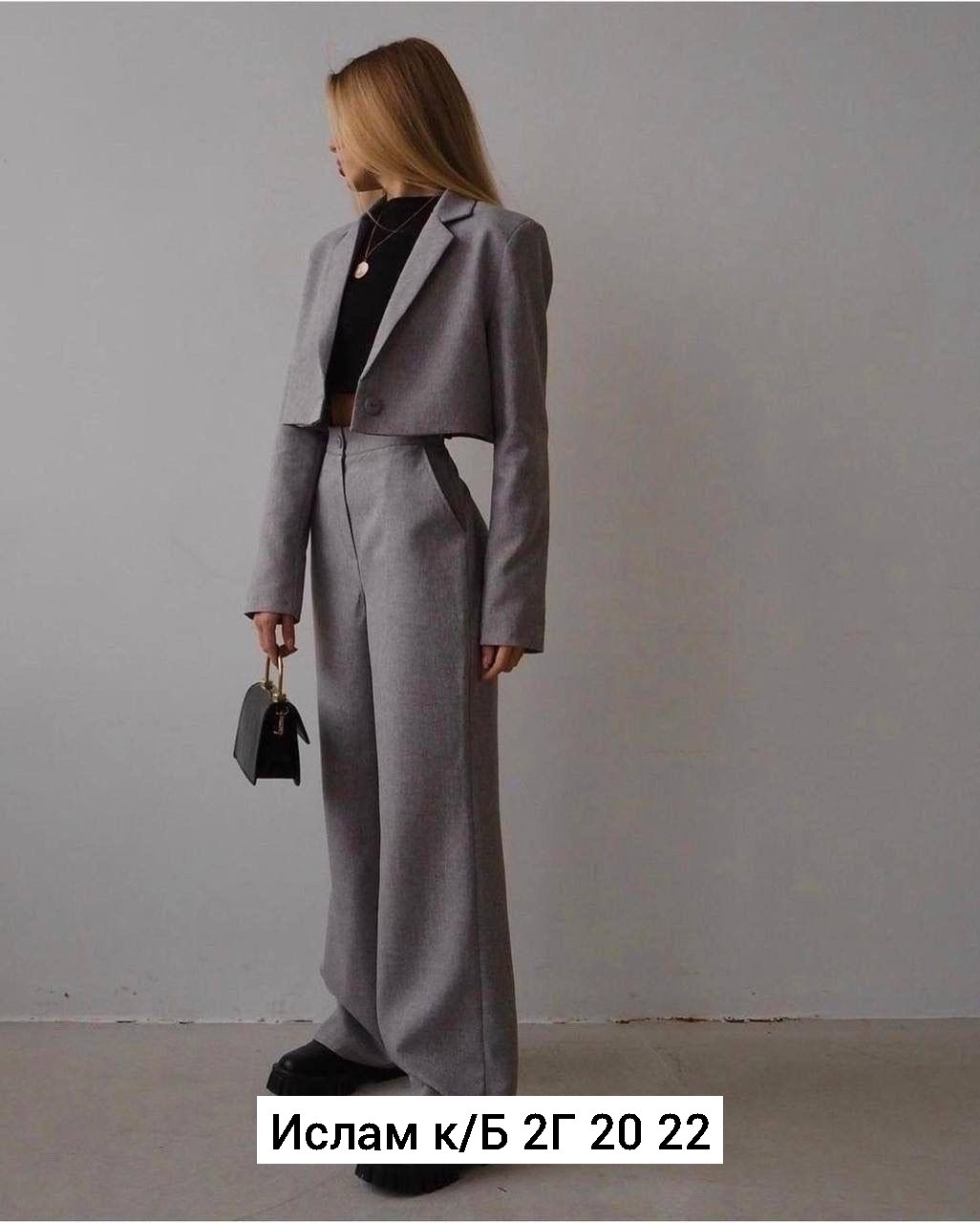 стильные костюмы,женские костюмы,классика костюм,брючный костюм женский,костюм с укороченным пиджаком