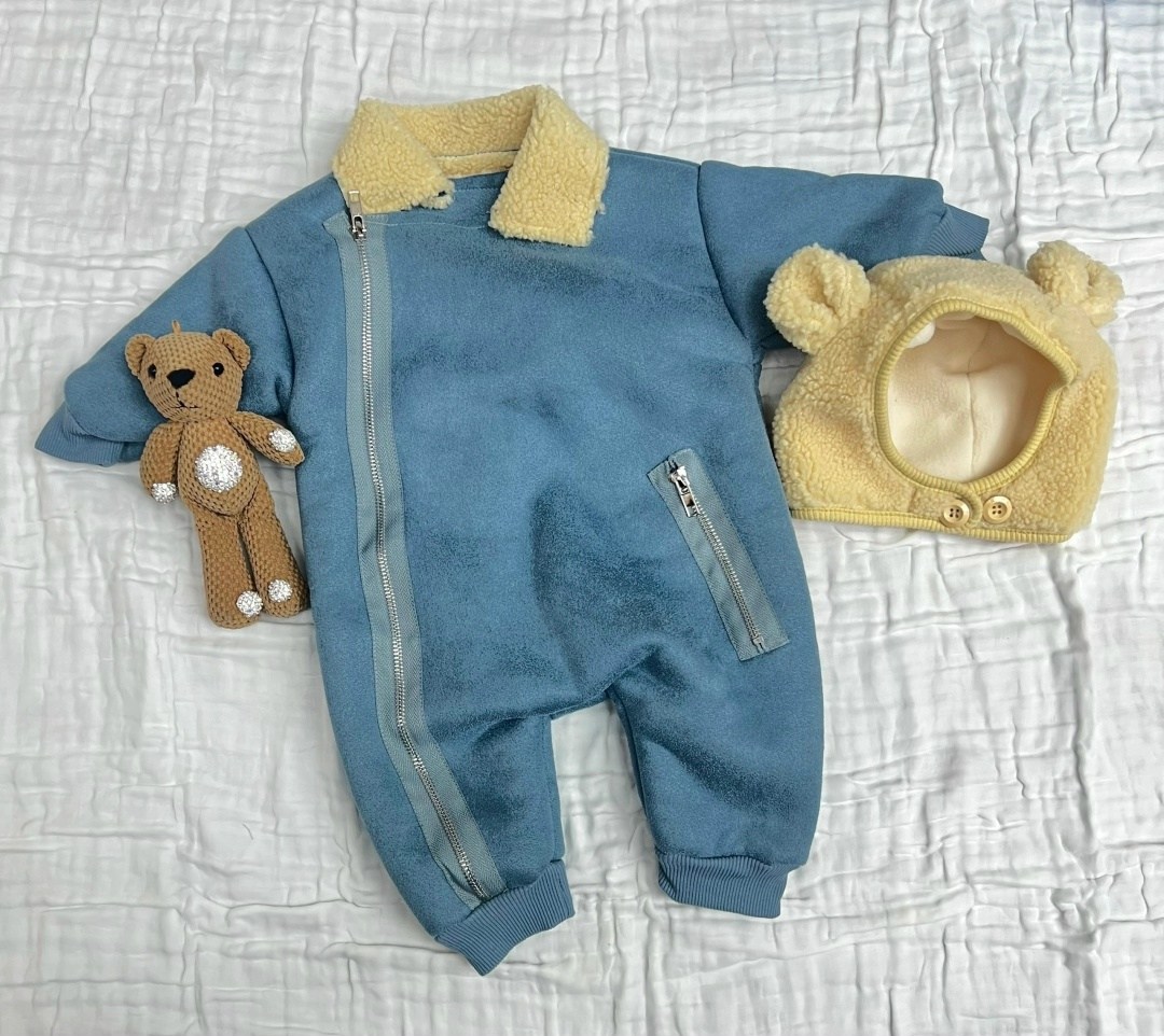 детский утепленный комбинезон,комбинезон плюшевый мишка,одежда для младенцев,осенне-зимний новый детский флисовый утепленный комбинезон для девочек и младенцев,плюшевый комбинезон