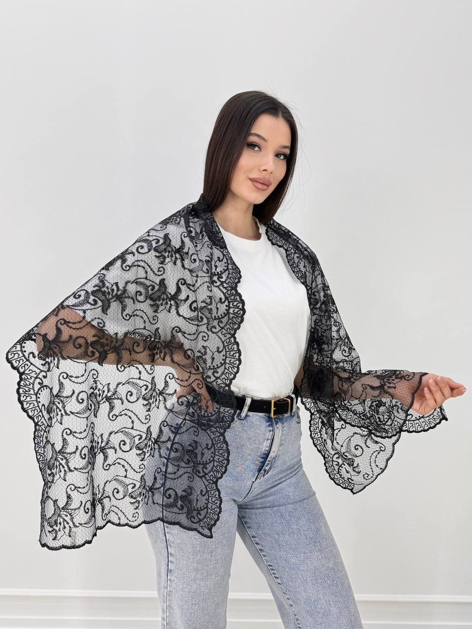 платок шарф накидка церковный,шарф накидка,накидка на плечи,накидка женская,накидка