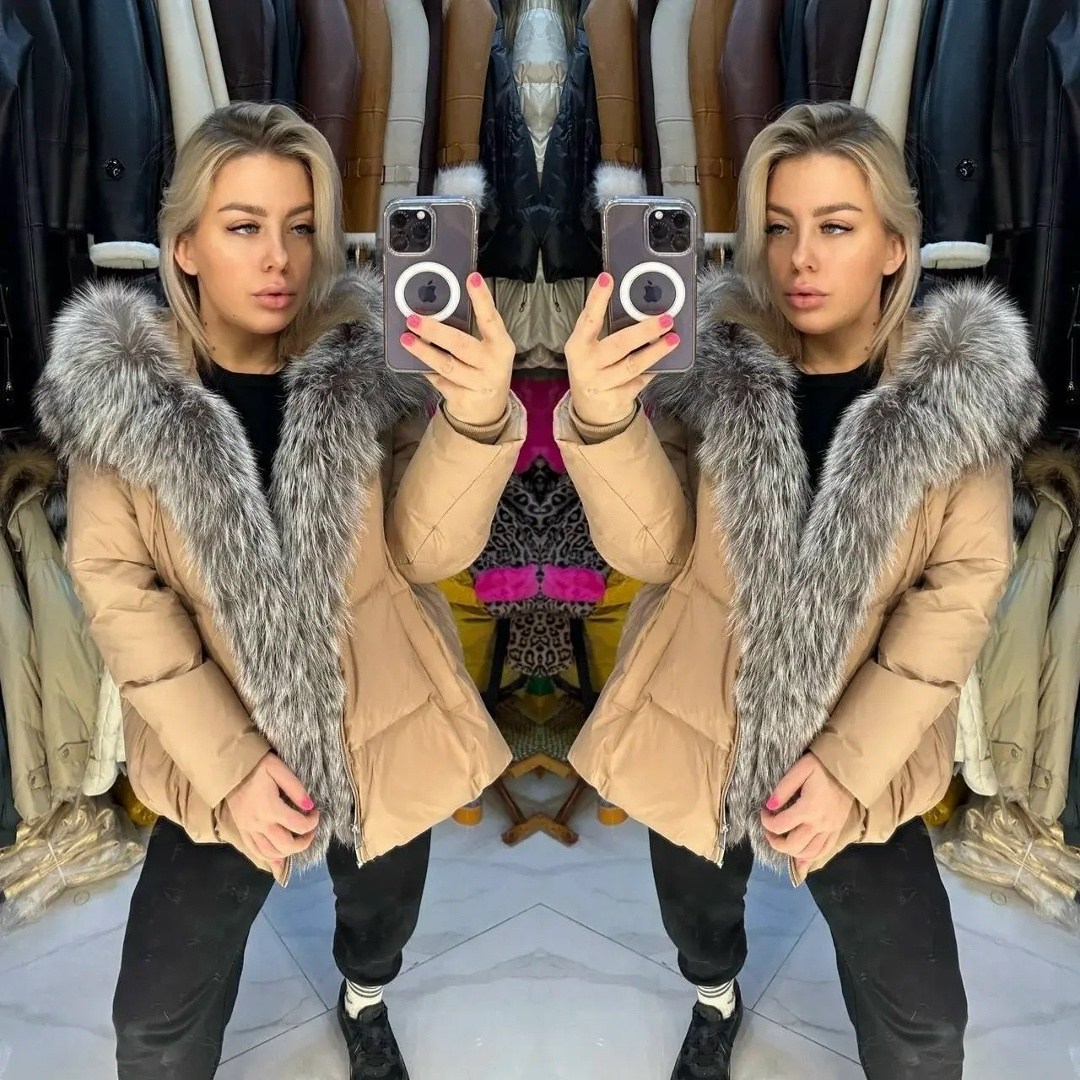 пуховик с натуральным мехом,пуховик женский с натуральным мехом,пуховик с мехом,модные куртки с натуральным мехом,куртка с мехом