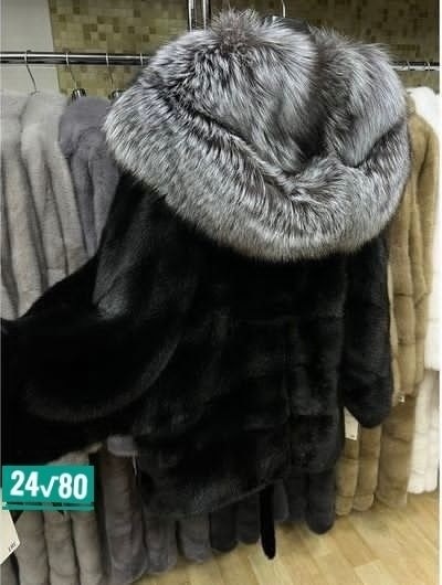 шубка из меха европейской норки с капюшоном из меха чернобурой,шубка из меха европейской норки с капюшоном из меха чернобурой лисы,шуба из меха европейской норки с капюшоном из меха чернобурой лисы,шу