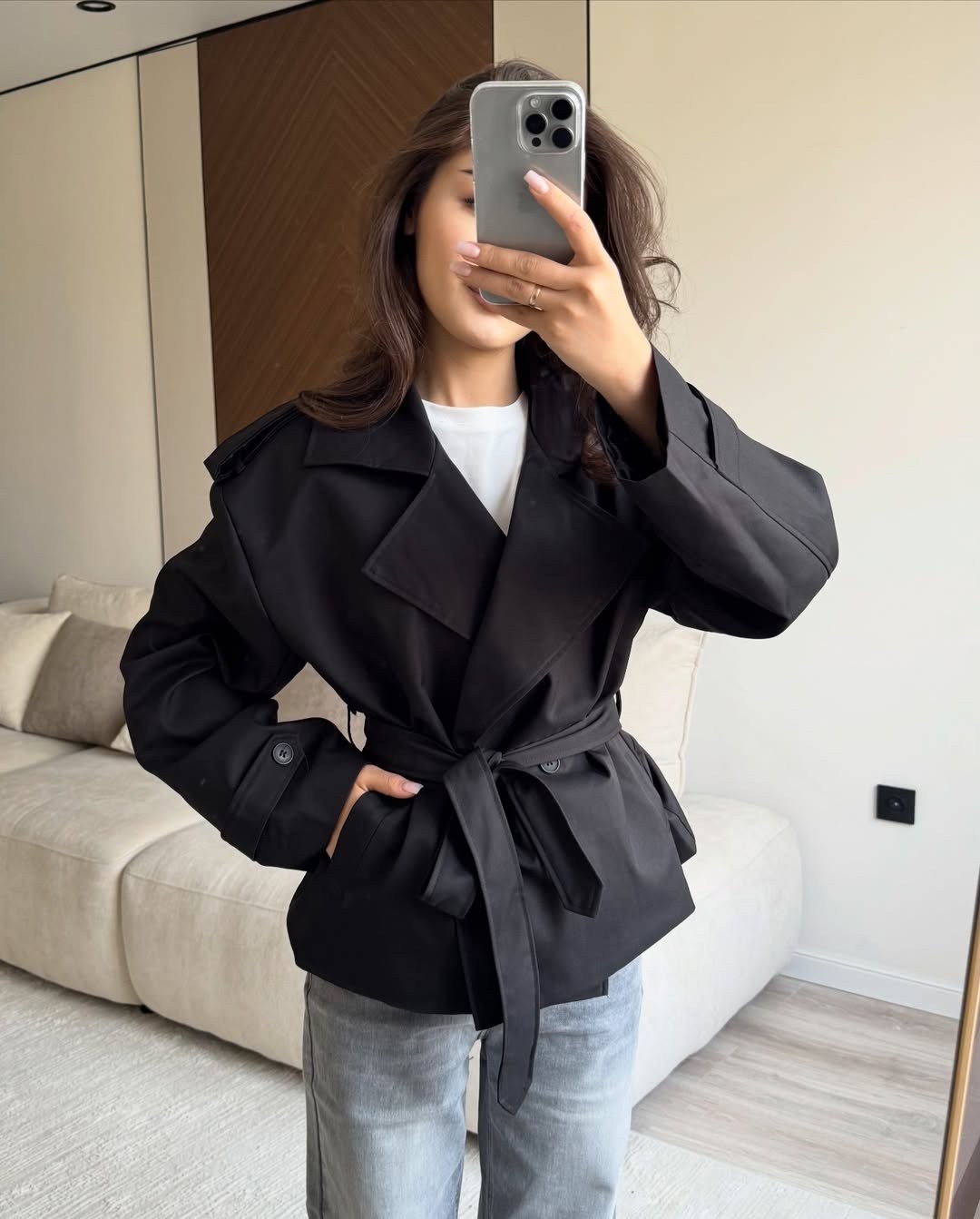 тренч короткий,тренч с поясом,тренч,кожаная куртка женская,тренч короткий женский