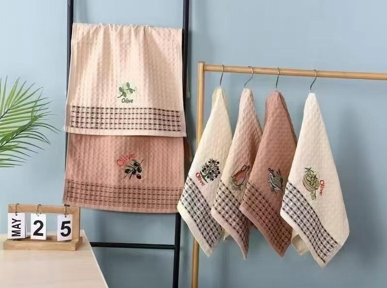 комплект вафельных полотенец,вафельное полотенце для кухни,вафельные полотенца кухня комплект,кухонные полотенца набор вафельное,вафельное кухонное полотенце