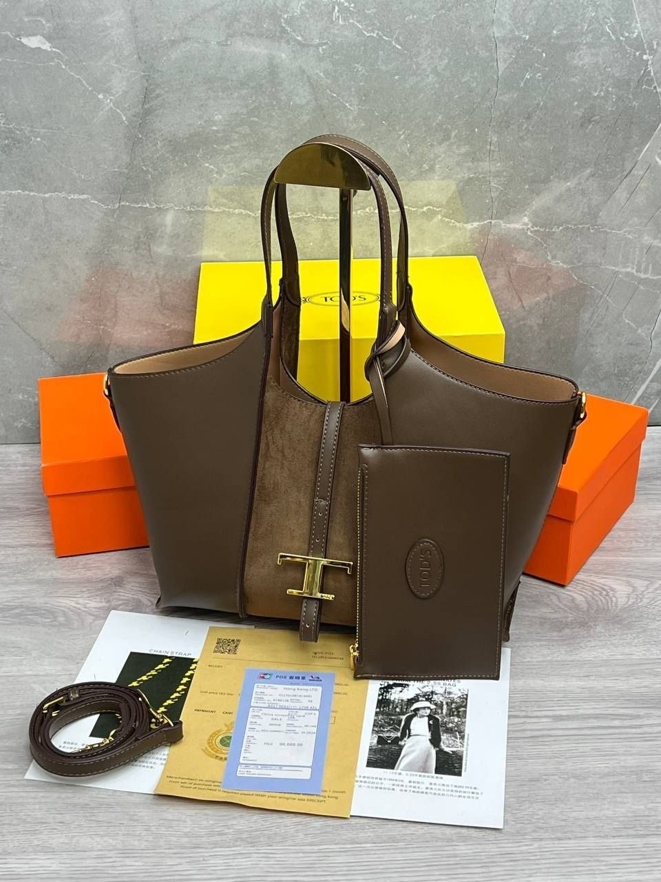 сумка,сумка шоппер,брендовые сумочки,сумка tod's из натуральной кожи 33х30,сумки женская