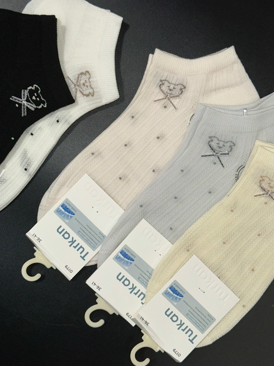 носки комплект,женские носки,носки со стразами,носки короткие со стразами,носки женские turkan