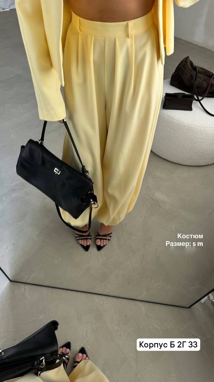 костюмы женские,костюм желтый,костюм,женский костюм желтый,оверсайз костюм