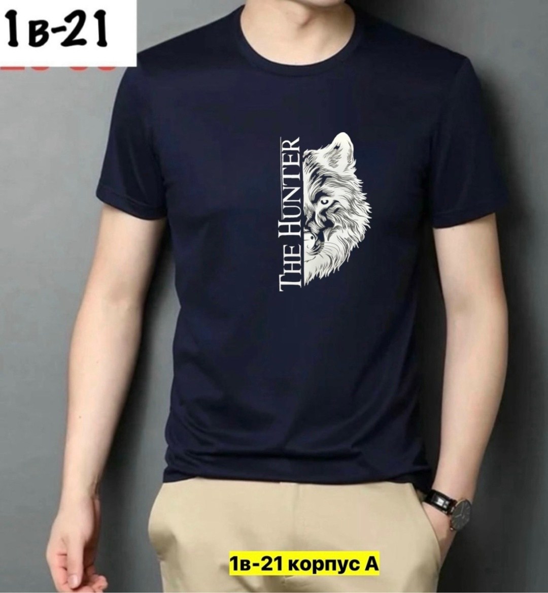 футболки мужские,футболка,футболка мужская синий,футболки для мужчин,футболка волк
