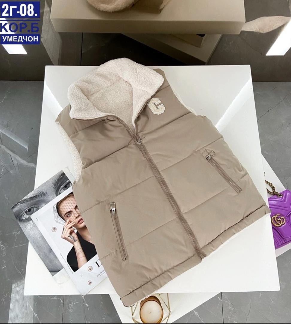 двухсторонняя жилетка женская,двухсторонняя жилетка,жилетка женская,жилет женский,жилет женский оригинальный