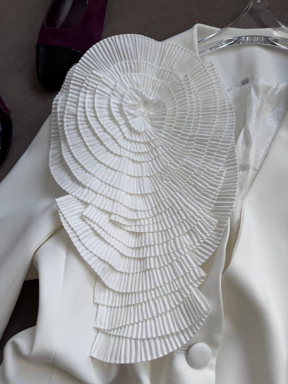 блузка декор,высокая мода,мода от кутюр,плиссированная ткань